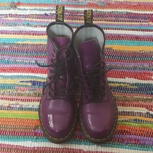 Purple Doc Martens size 7